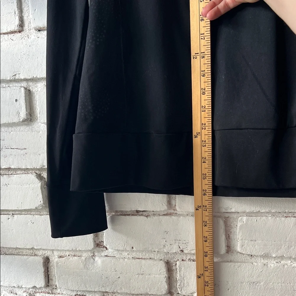 Black Women's Zip-Front Jacket funnel neck athletic jacket - Picture 7 of 11